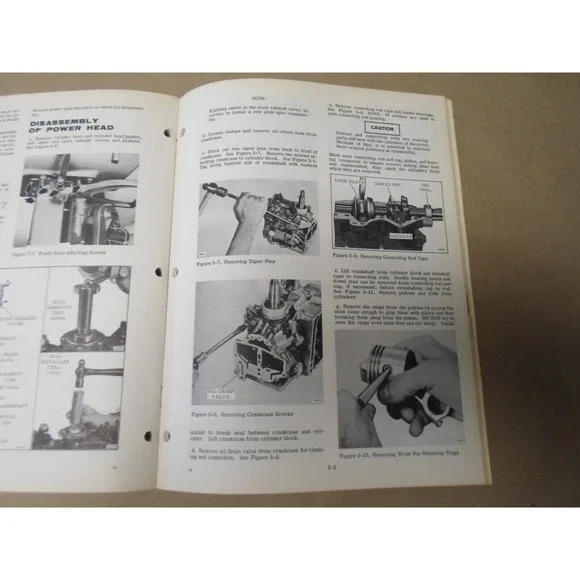 1971 Johnson Outboards Service Repair Shop Manual 6 HP 6R71 6RL71 OEM Boat x